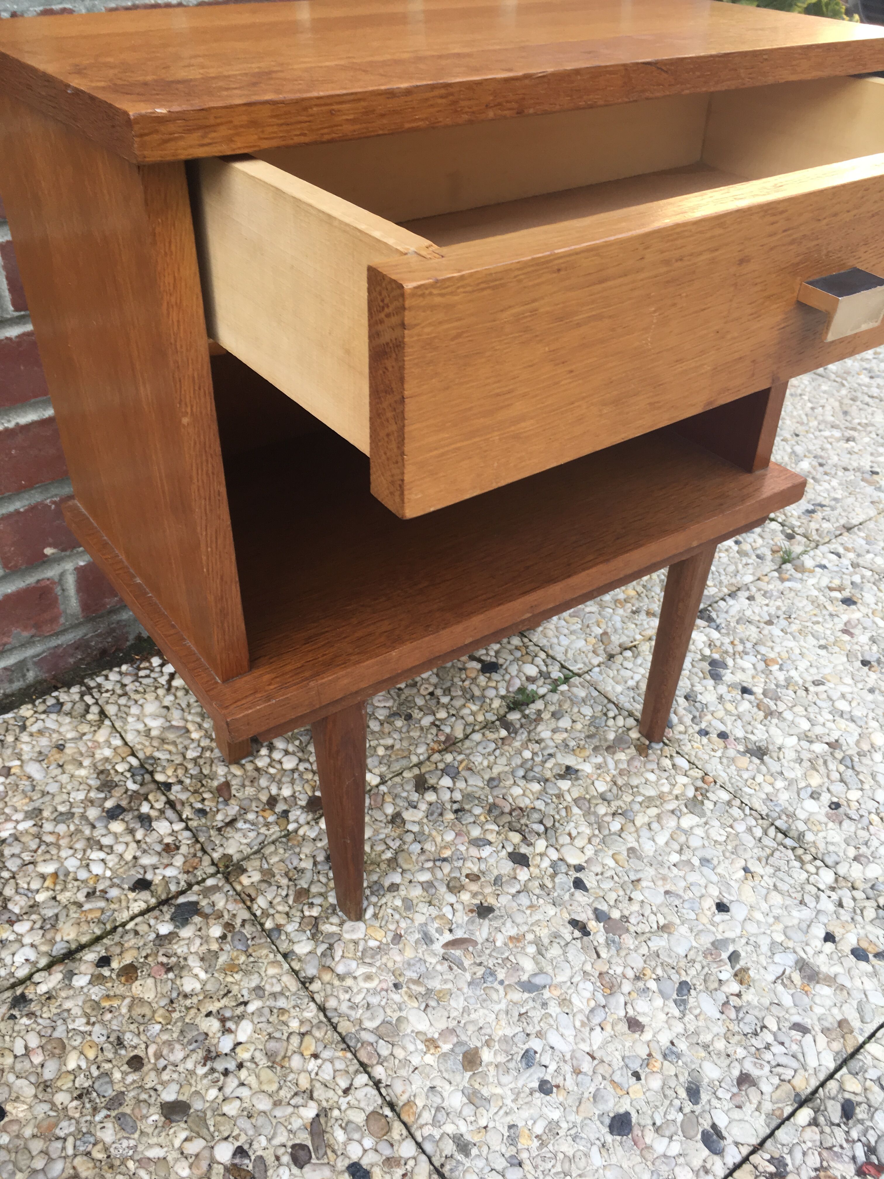 Vintage bedside table