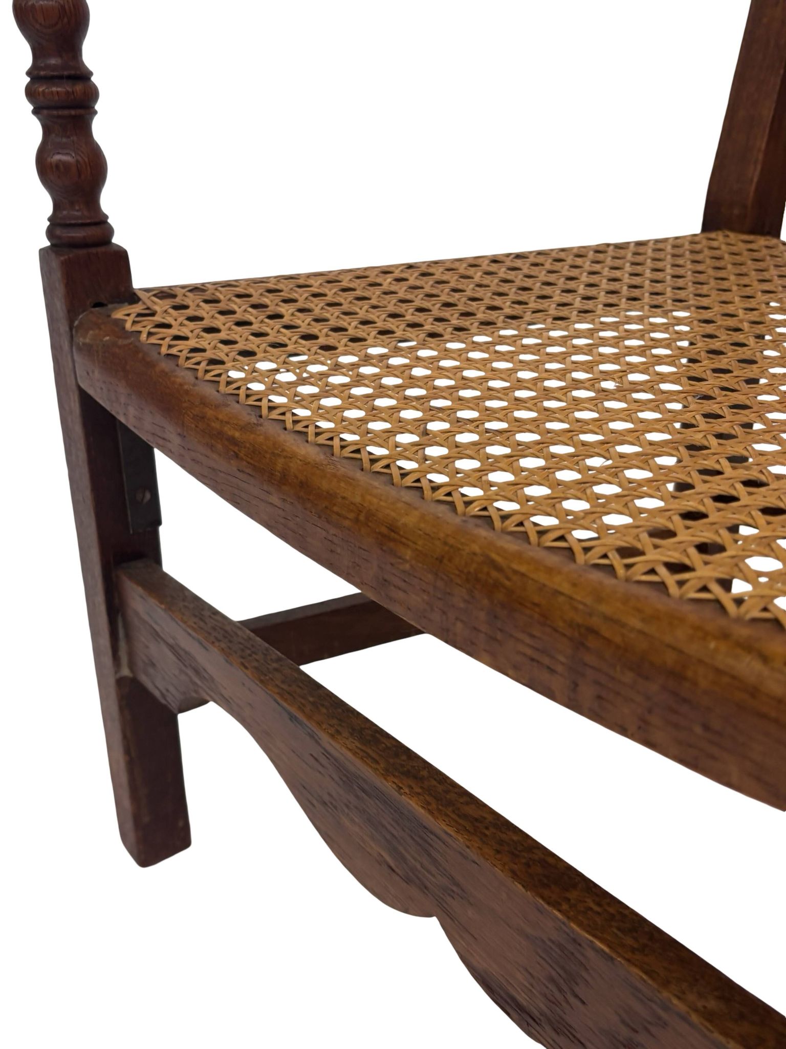 Art Deco easy chair minimalist oak wicker minimalist design