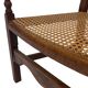 Art Deco easy chair minimalist oak wicker minimalist design