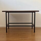 Industrial workshop style desk table