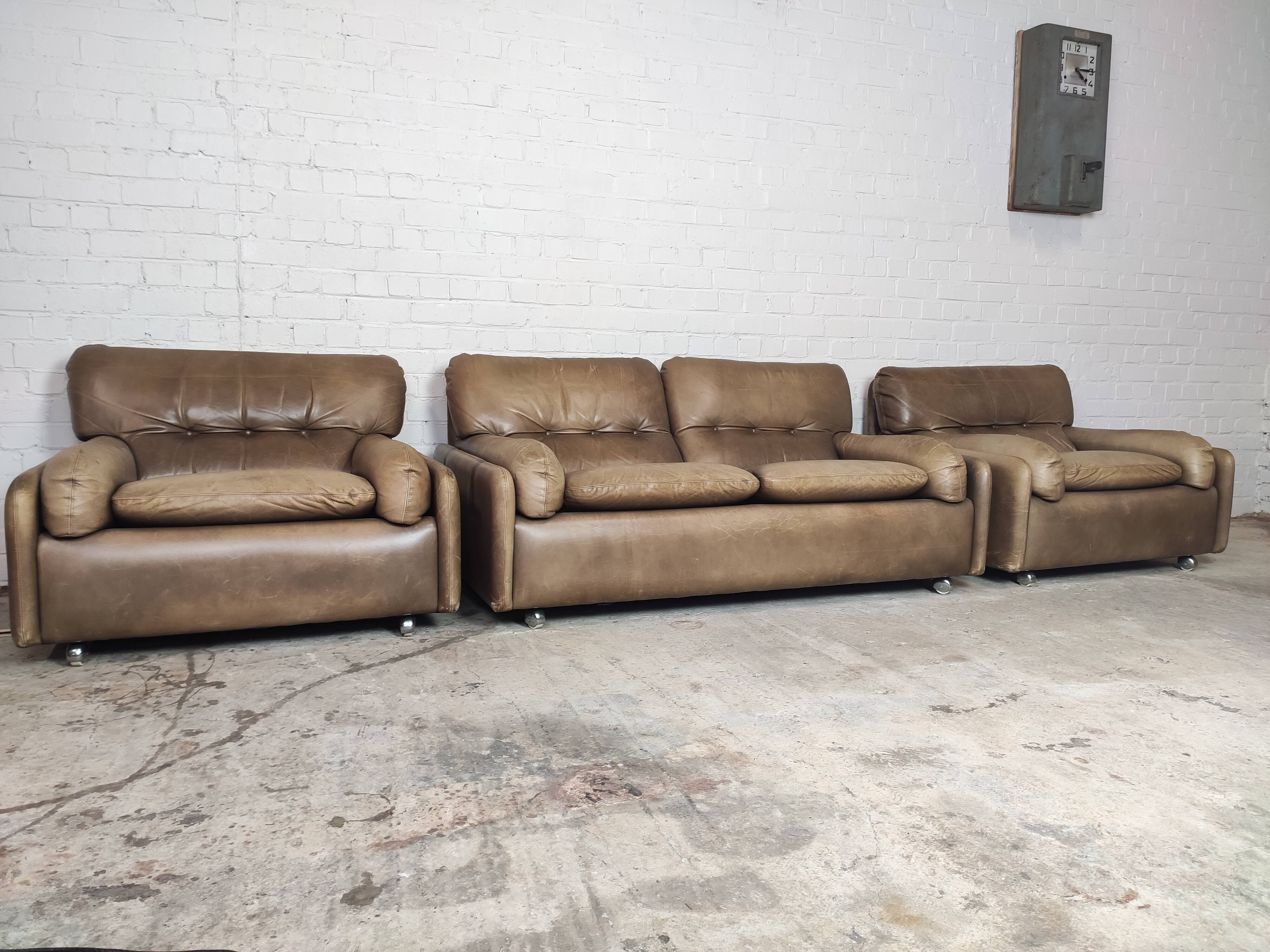 Sofa set, Leolux from 1974