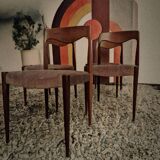 SET 4 Chaises Design Niels Otto Møller 1960