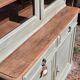 Display cabinet / two-body glass buffet, renovated | Basile