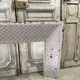 Reduced cast iron fireplace fender Louis XVI