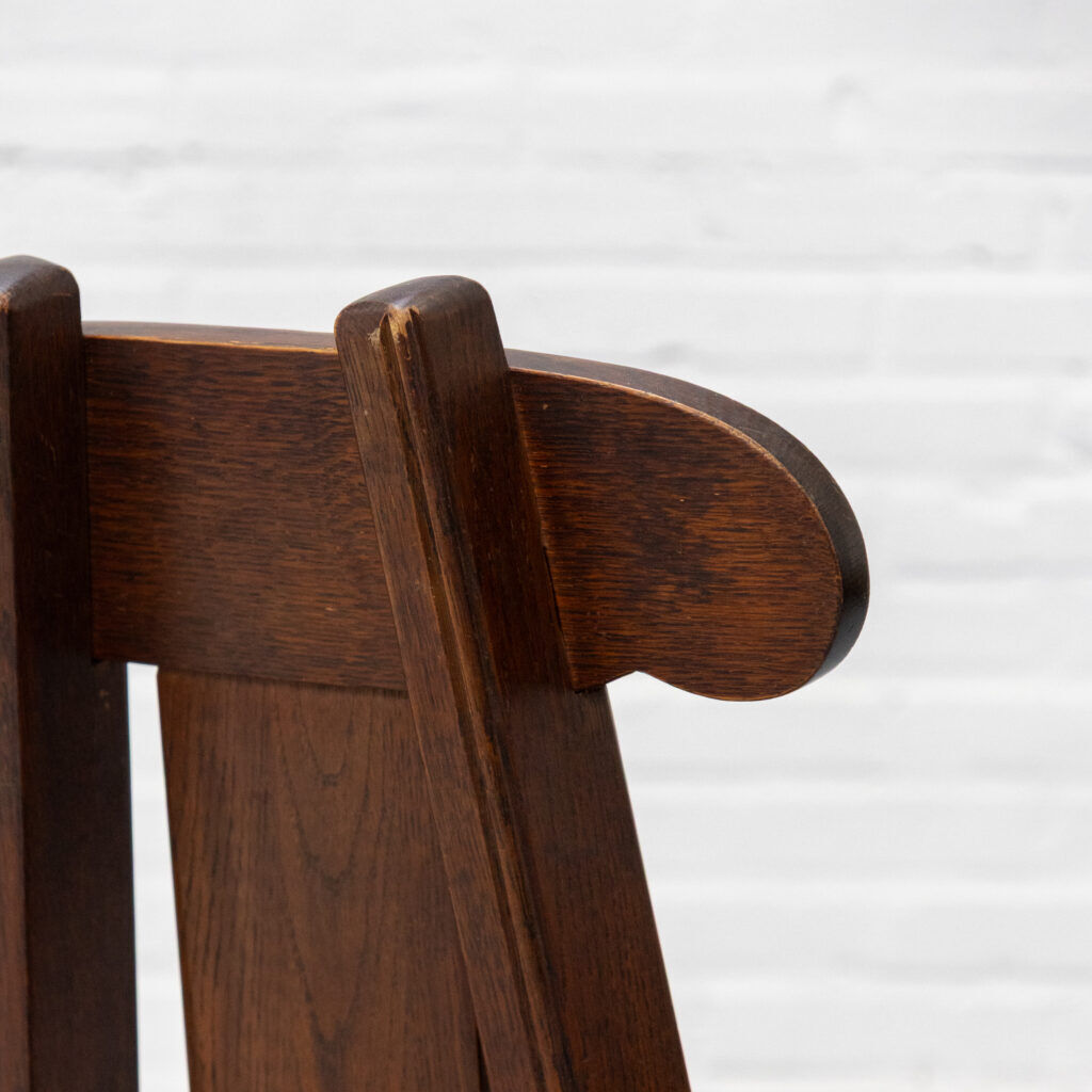 Ensemble de chaises de salle à manger brutalistes des années 1970