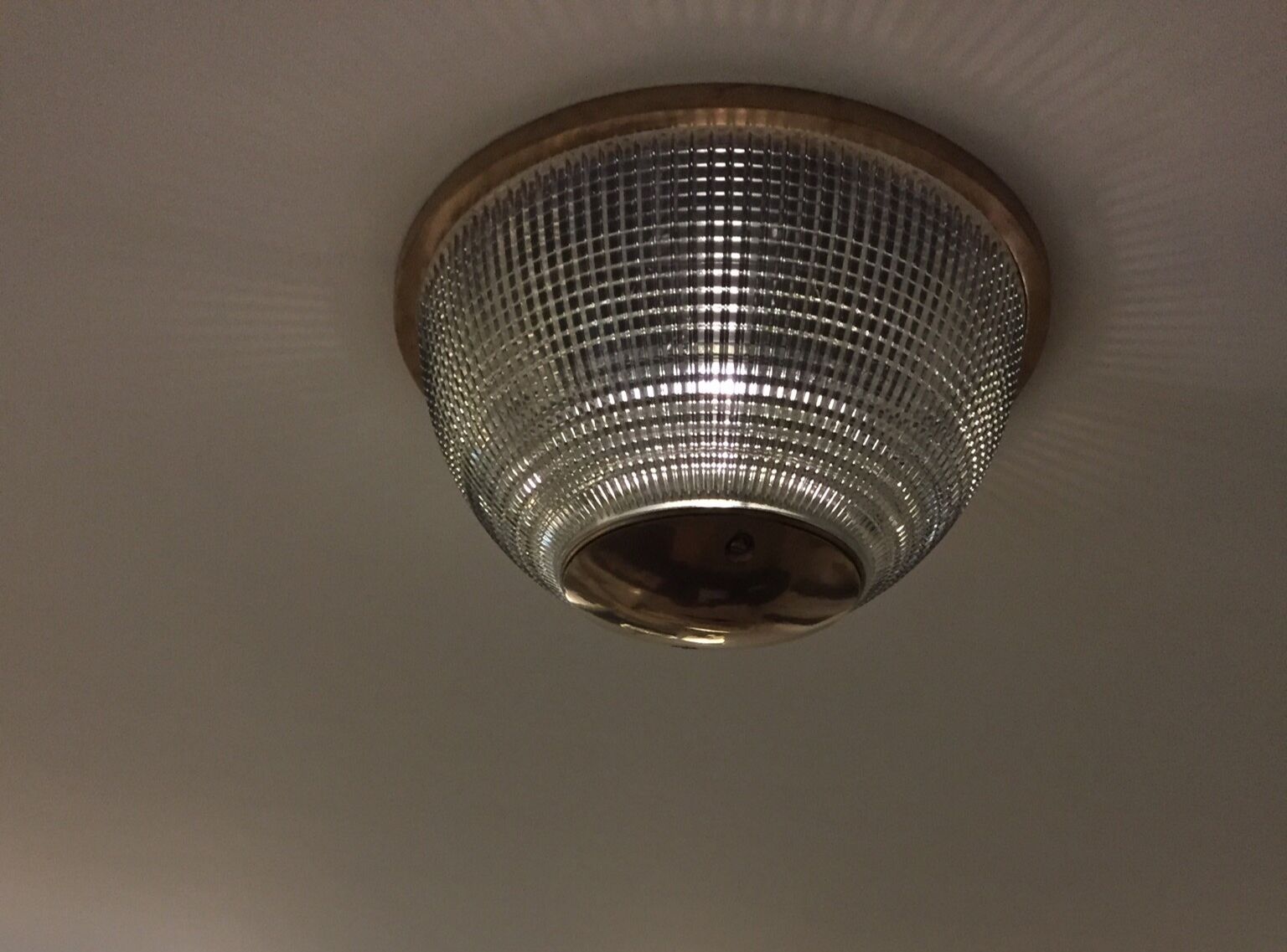 Applique Holophane Dorée