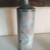 Bottle vase with a rooster design Atelier Roy Montgolfier