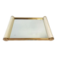 Durinox Oxydor roller mirror serving tray Art Deco style