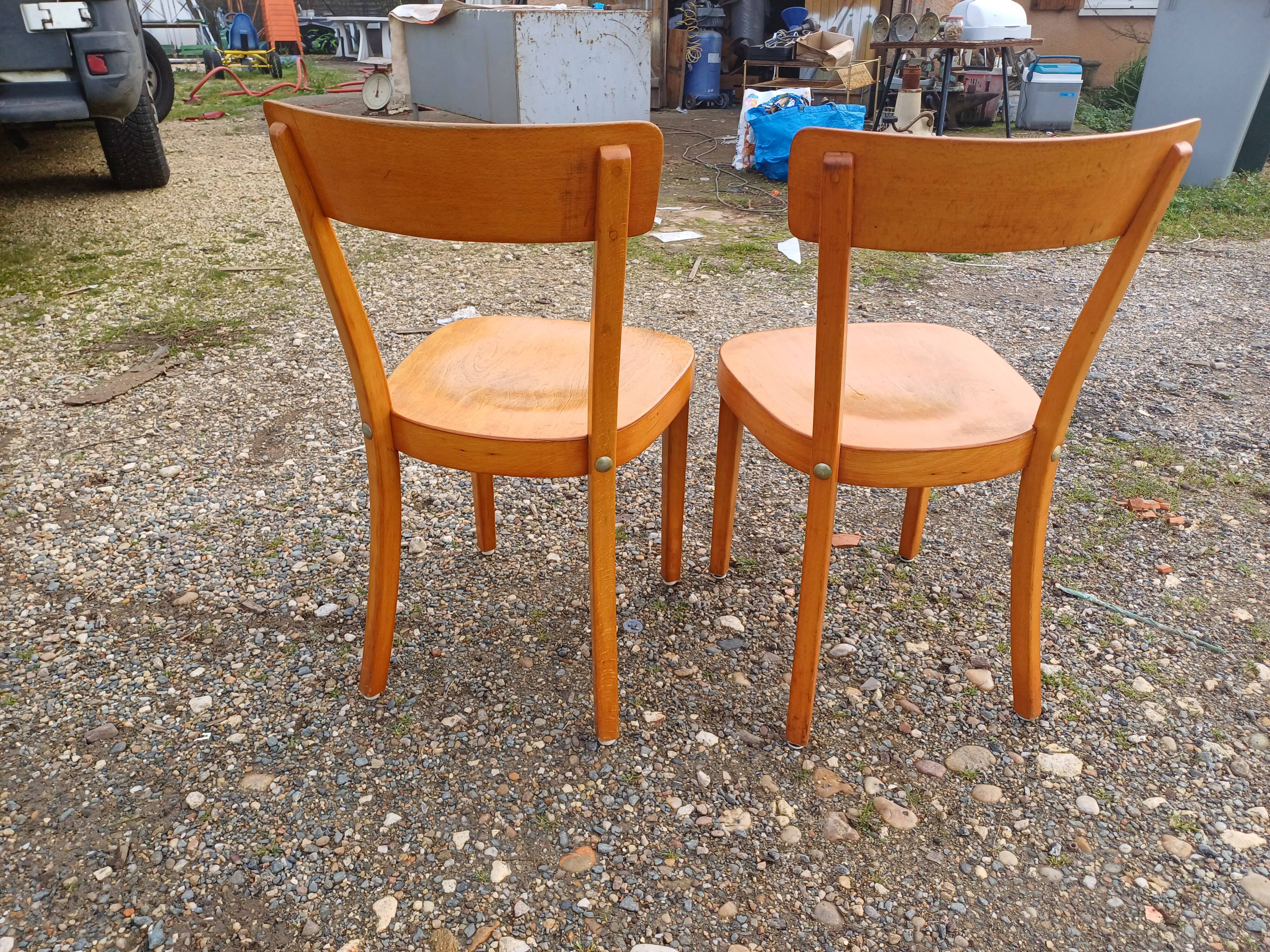Pair of Baumann Bistro Chairs