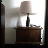 Tadelakt lamp wood color