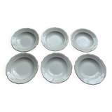 6 Richard Ginori porcelain soup plates
