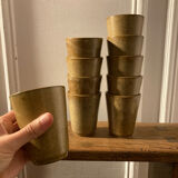 10 Digoin stoneware cups
