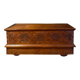 Large Hand-Carved Teak Storage Chest, 1800s