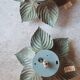 Pair of Masca flower wall lights