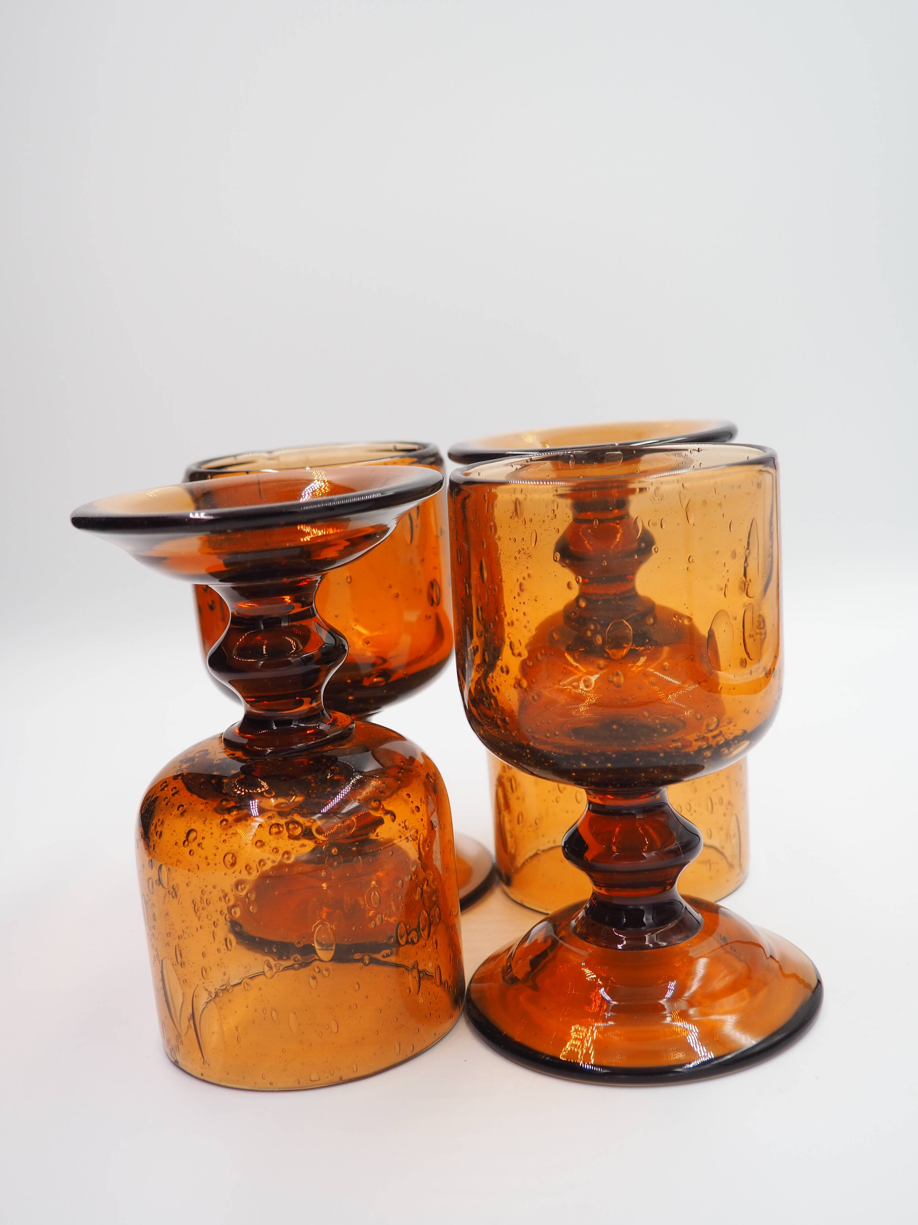 Verre à vin ambré Biot