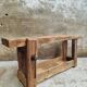 Antique workbench bathroom furniture or side table