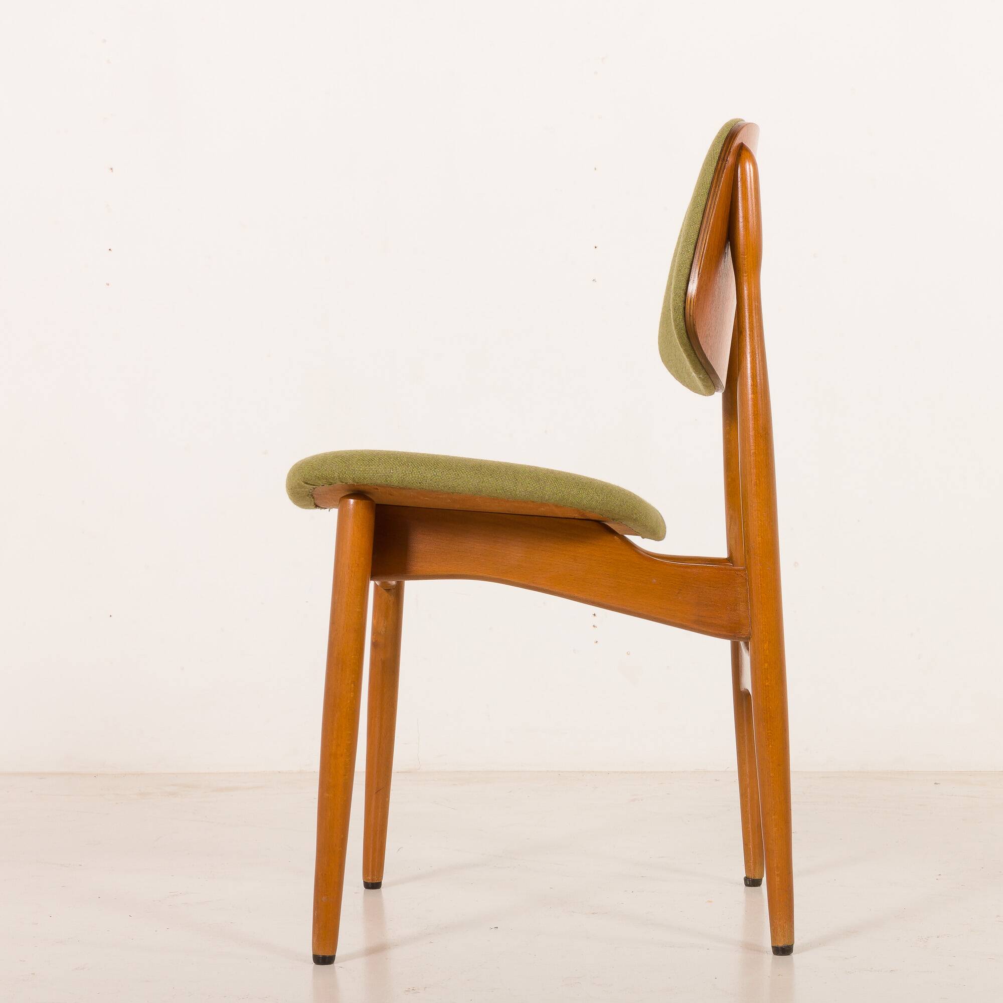 Arne Hovmand Olsen style Scandinavian mid century chairs, set of 4, 1970s