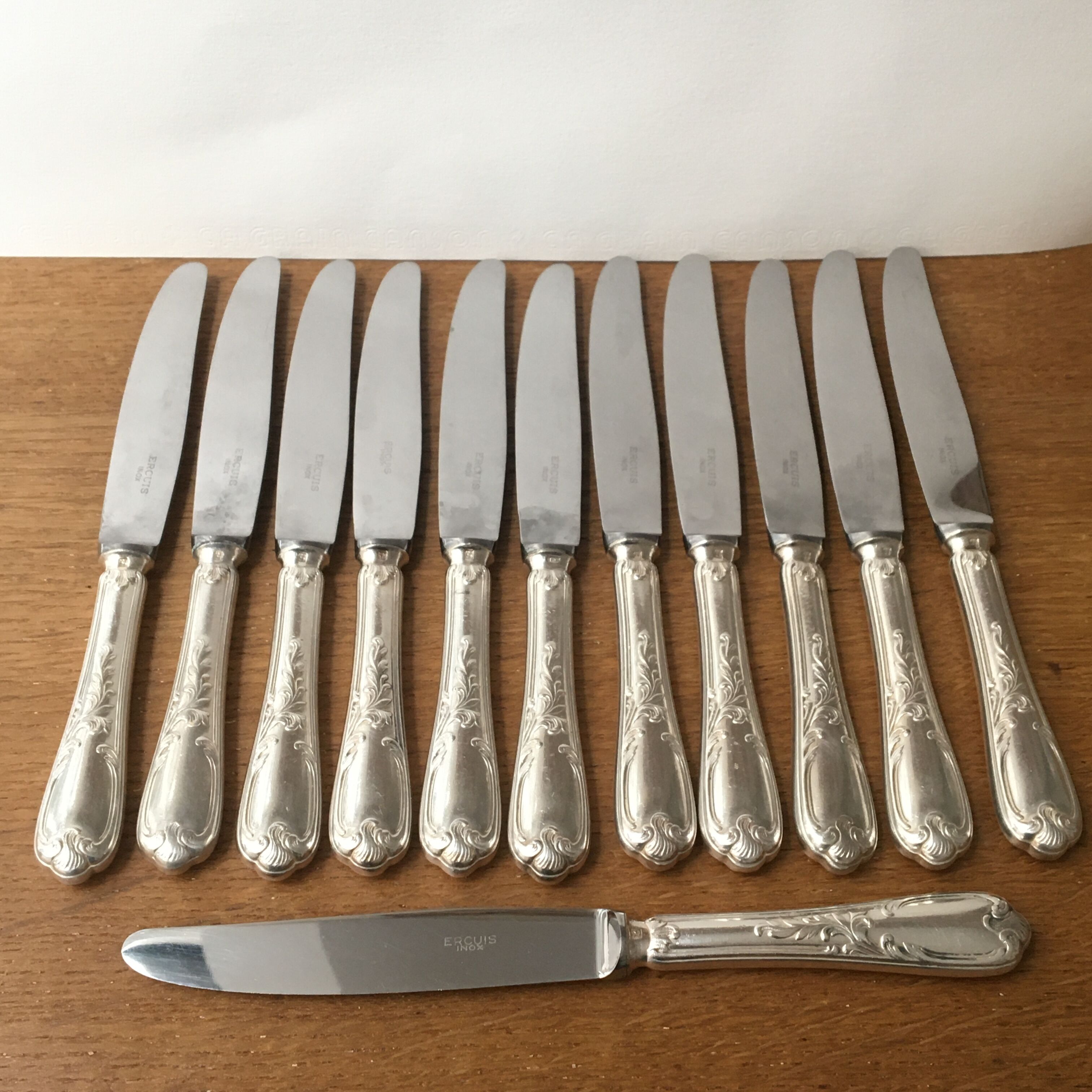 12 dessert knives Ercuis model Barry