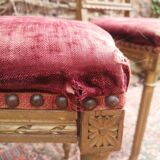 Paire de chaise Louis XVl