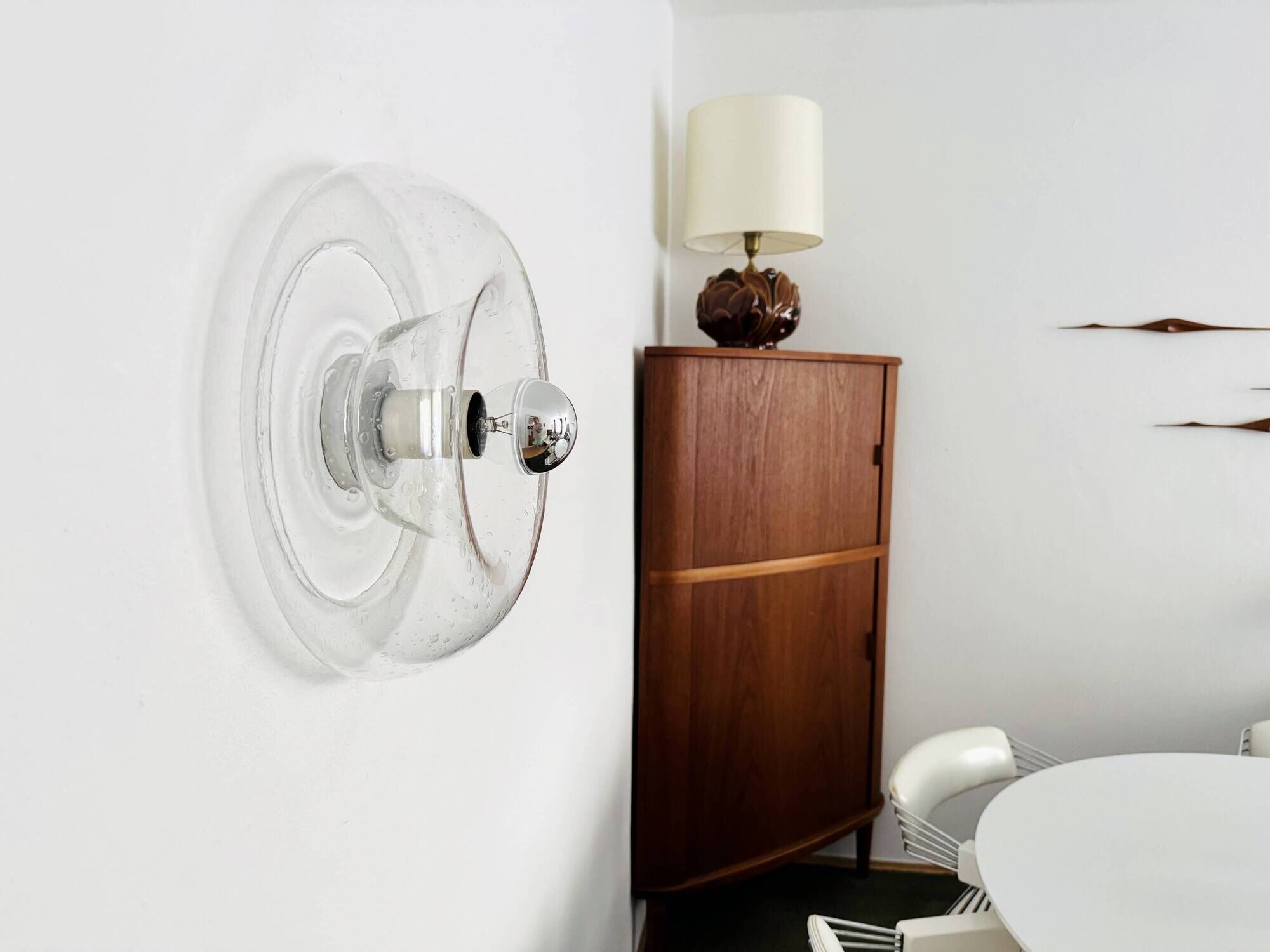 Donut Wall or Ceiling Lamp by J.T. Kalmar