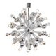 Grand Sputnik chrome chandelier in space style by Cosack, Germany, 1970s.