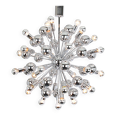 Lustre Sputnik Chrome de style spatial par Cosack, Allemagne, années 1970