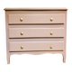Commode rose ancien bois