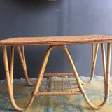 Rattan coffee table