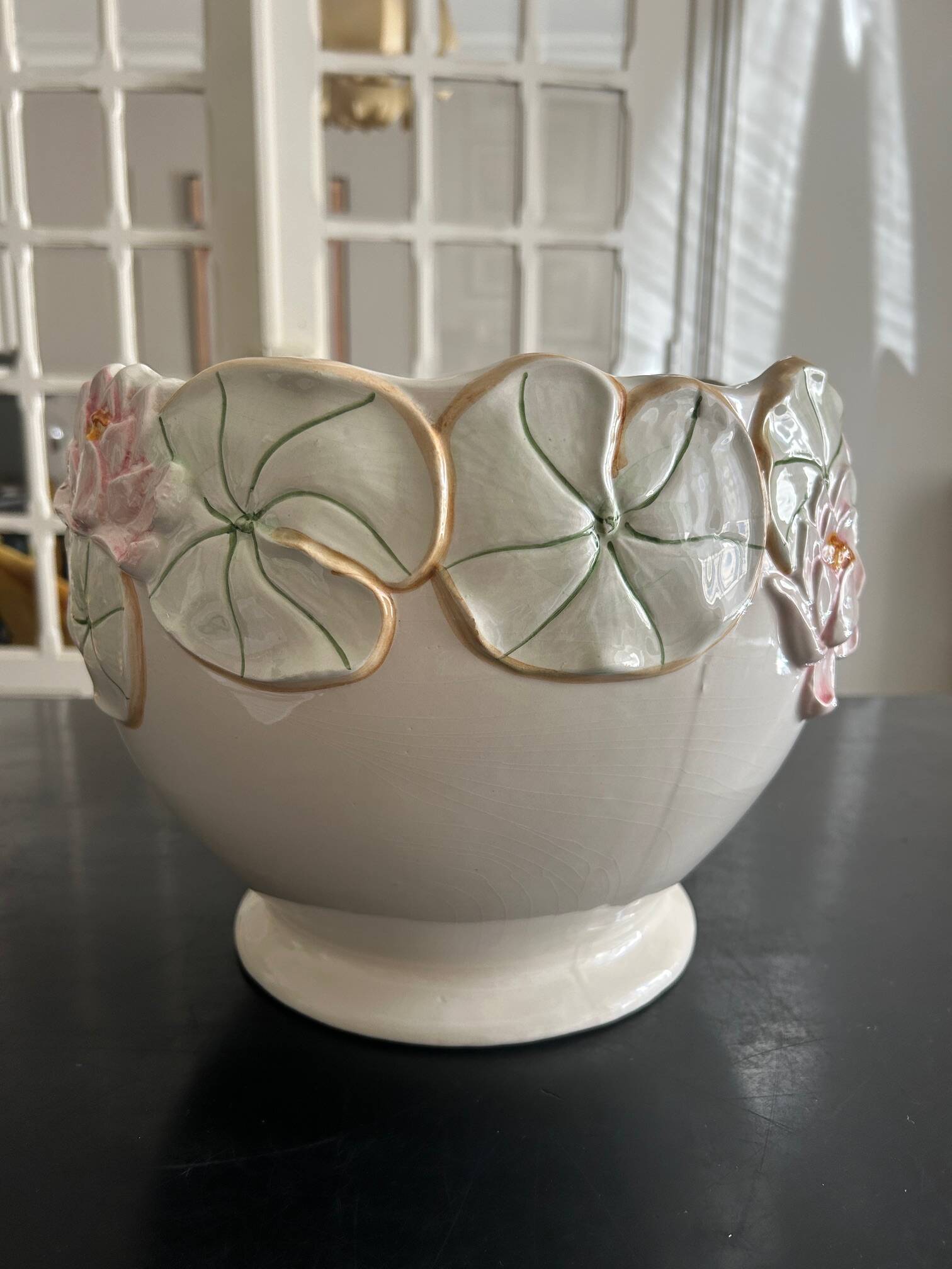 large vintage flowerpot