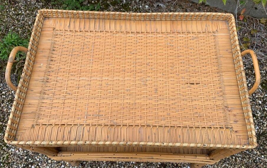 Woven rattan dessert
