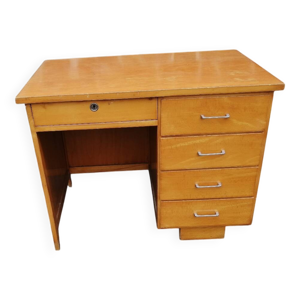 bureau chêne vintage