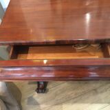 English mahogany console