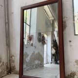 Late 19th XL wooden mirror