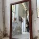 Late 19th century XL wooden mirror