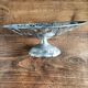 Silver-plated fruit bowl with foot