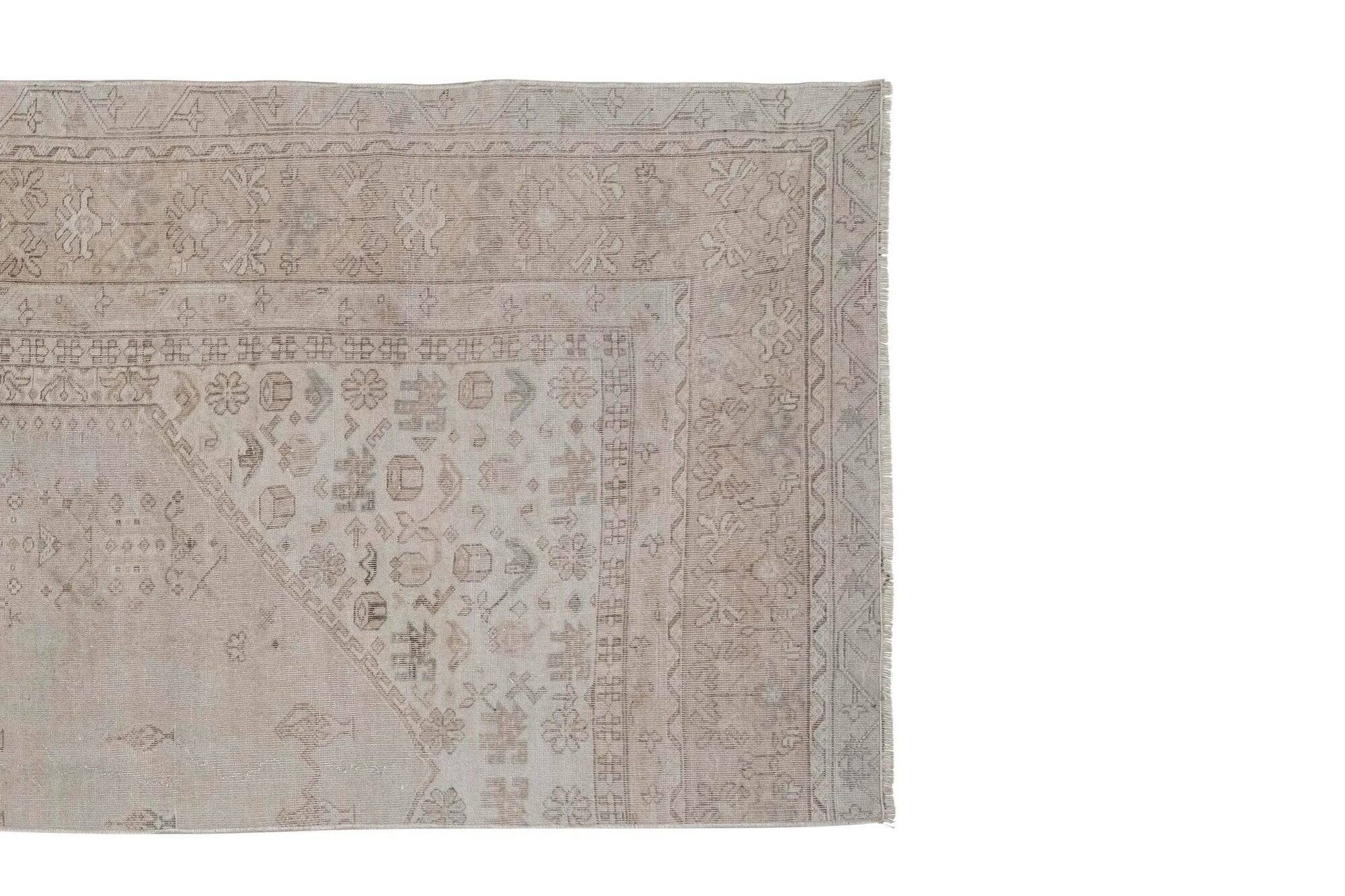 Vintage Turkish hallway rug 100x285 cm