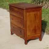 Simple walnut chest of drawers