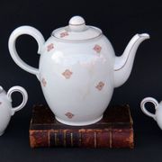 Vintage Volkstedt Germany Porcelain Tea & Caffee Set with Creamer and Sugar