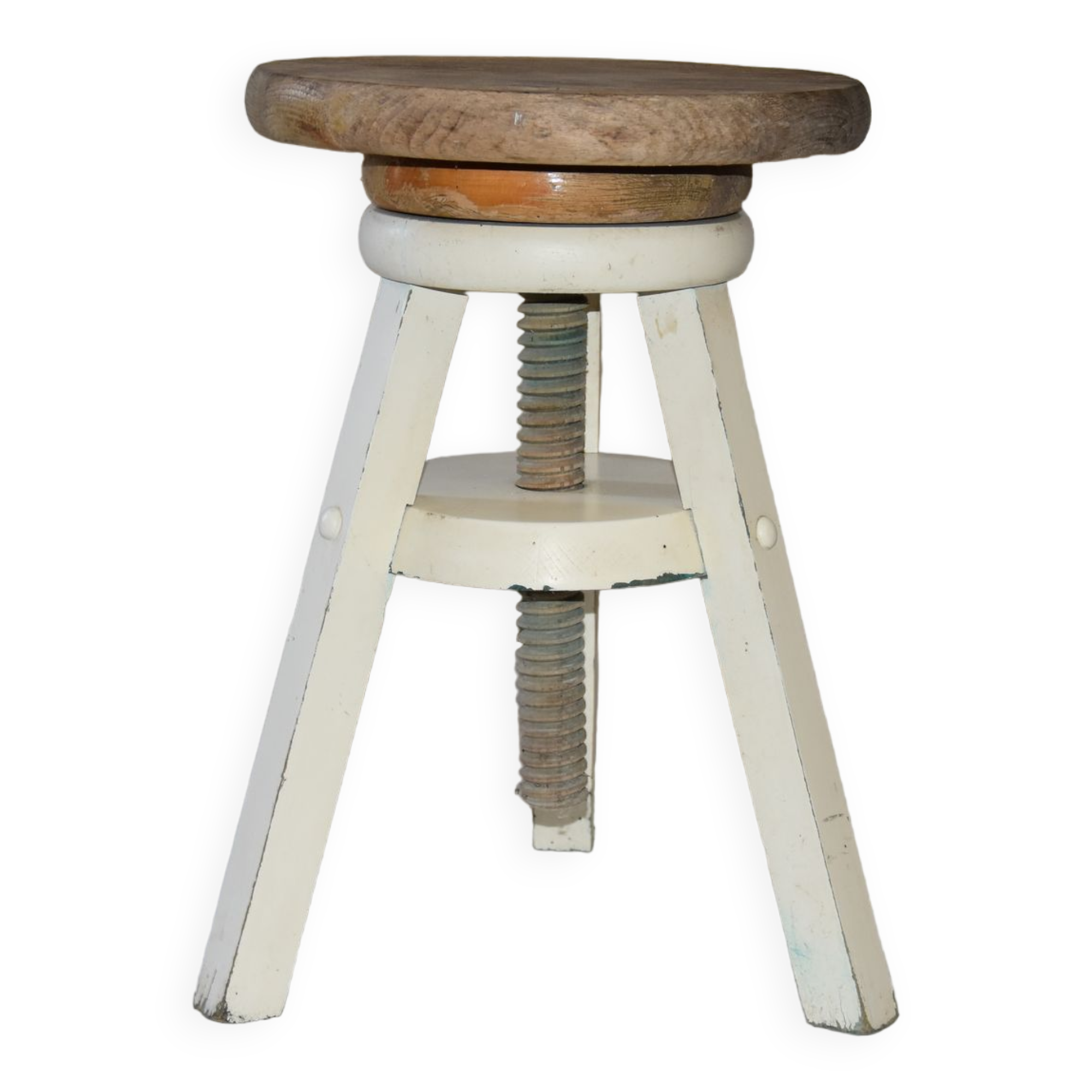 Screw tripod workshop stool