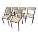 6 school chairs