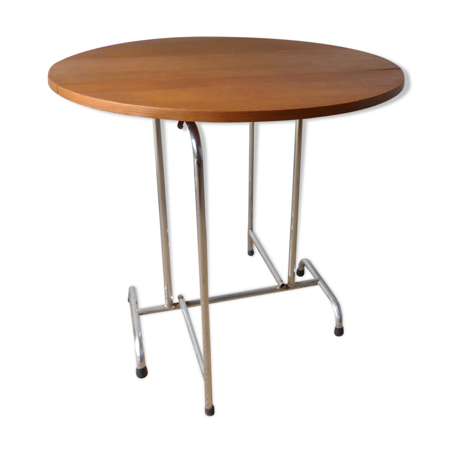 Vintage adjustable folding table