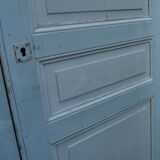 pair of large old wooden doors