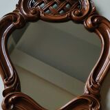Louis XV style mirror decorated with deciduous trees, cross-shaped links and acanthus scrolls