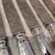 12 silver-plated metal table knives by the silversmith Ravinet Denfert, Empire style, model 81.