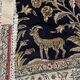 Handmade silk Persian carpet
