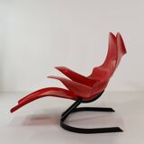 Chaise Longue "Éléphant" de Bernard Rancillac – Édition Limitée 07/100 – Rouge