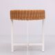 Vintage Steel base Wicker Stool 1960s