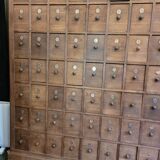 Furniture of trade 70 drawers in chene