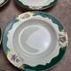 Set of 7 deep plates Digoin Sarreguemines Champagne – Opaque porcelain – Vintage ironstone