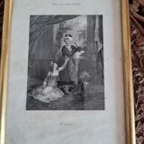 Gravure encadrée ancienne